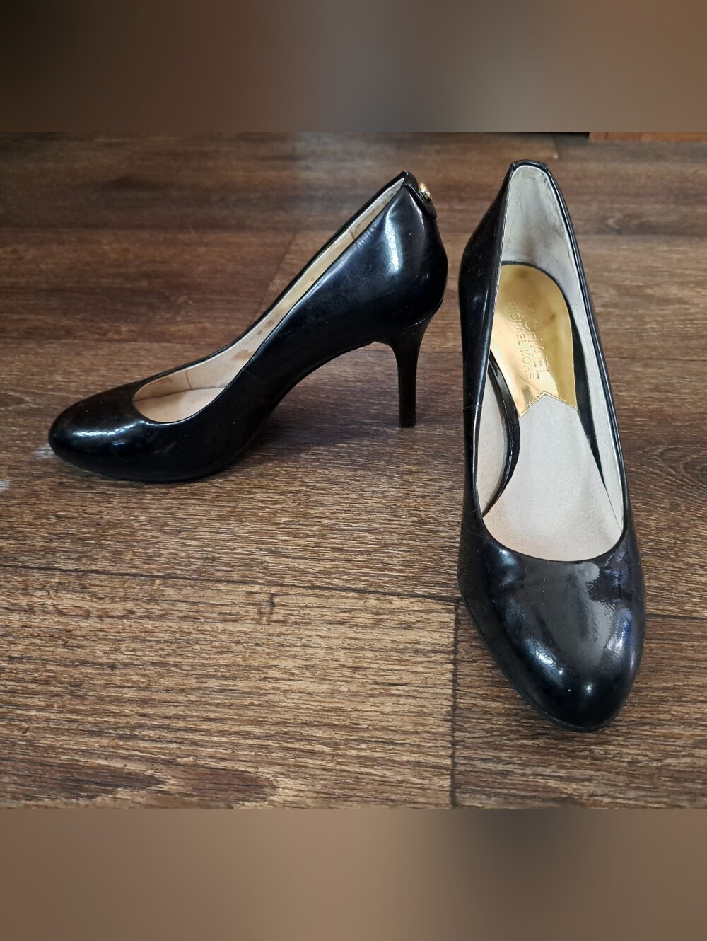 Michael Kors Black Patent Leather Stiletto Pumps